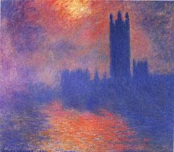 Claude Monet London,Parliament Germany oil painting art